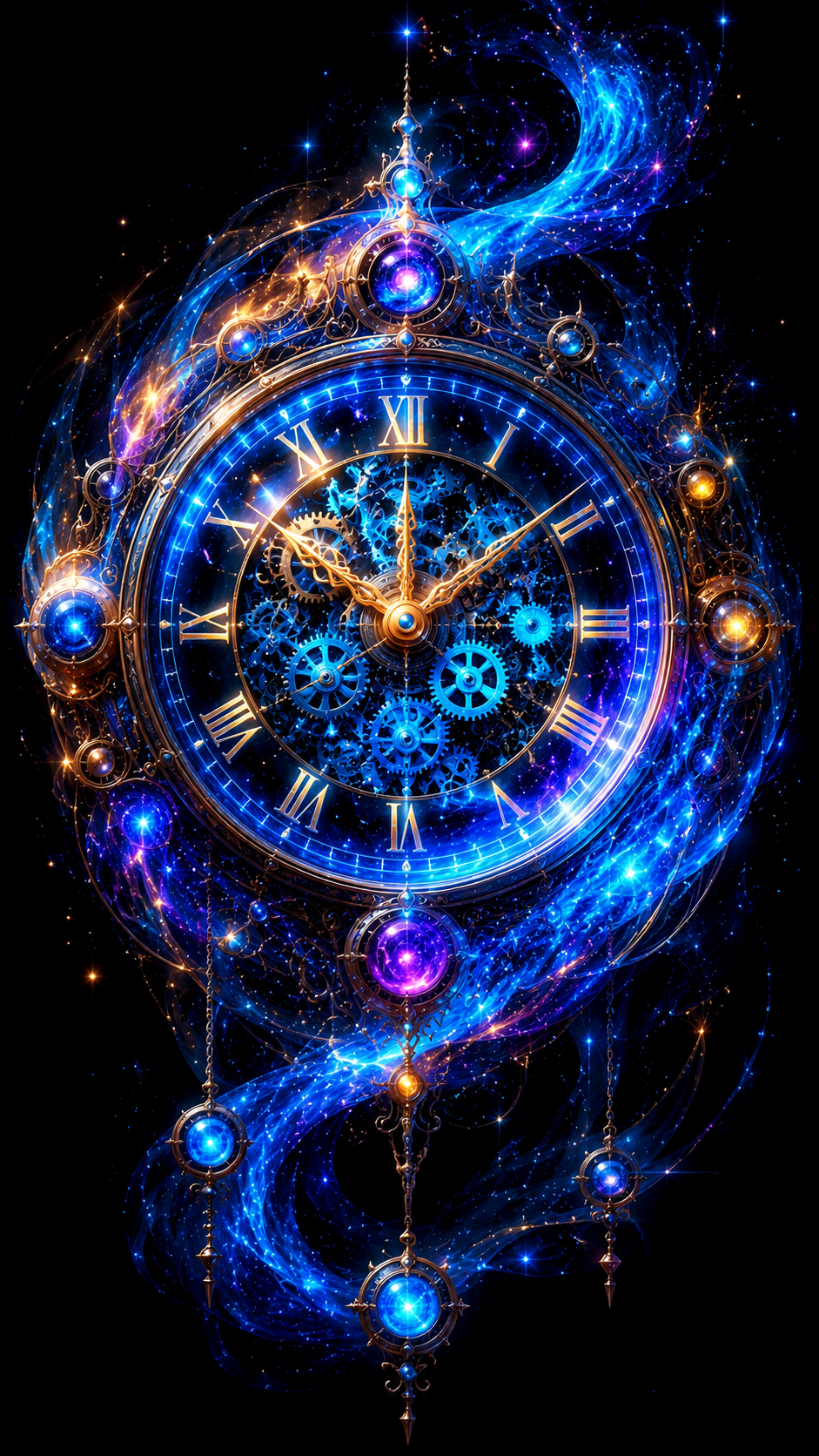 Cosmic Clock and Star Field