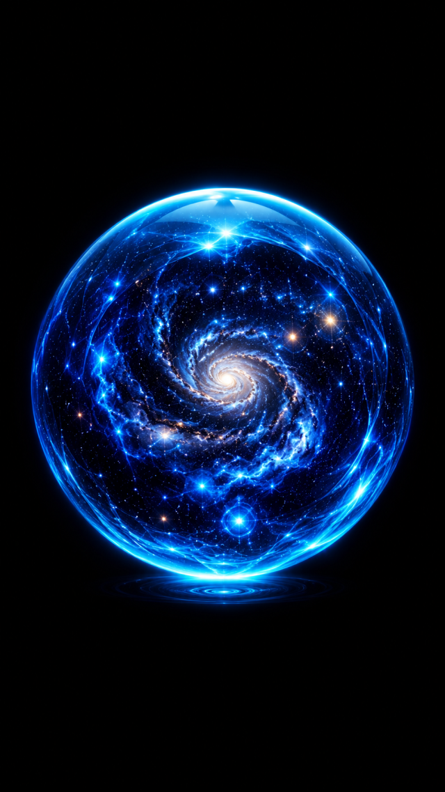Glowing Galaxy Sphere