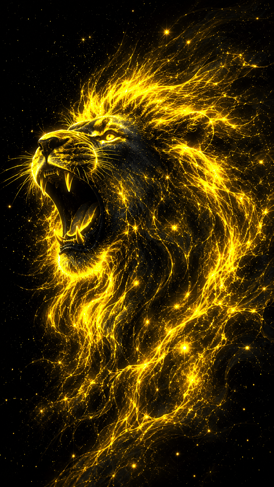 Golden Lion Portrait