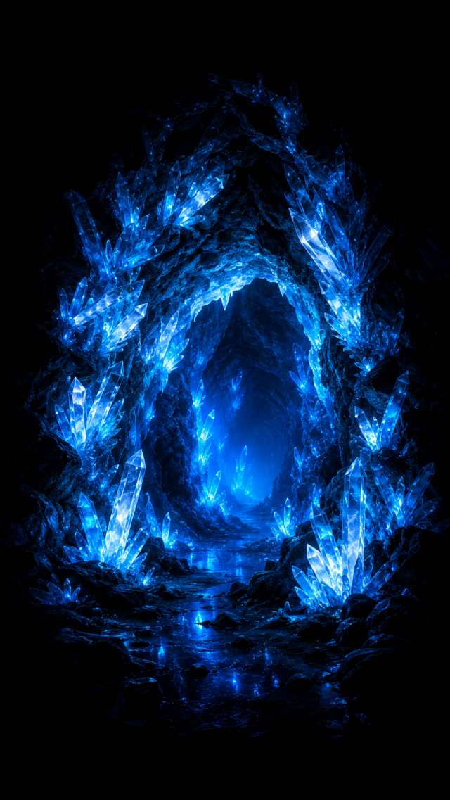 Blue Crystal Cave Portal