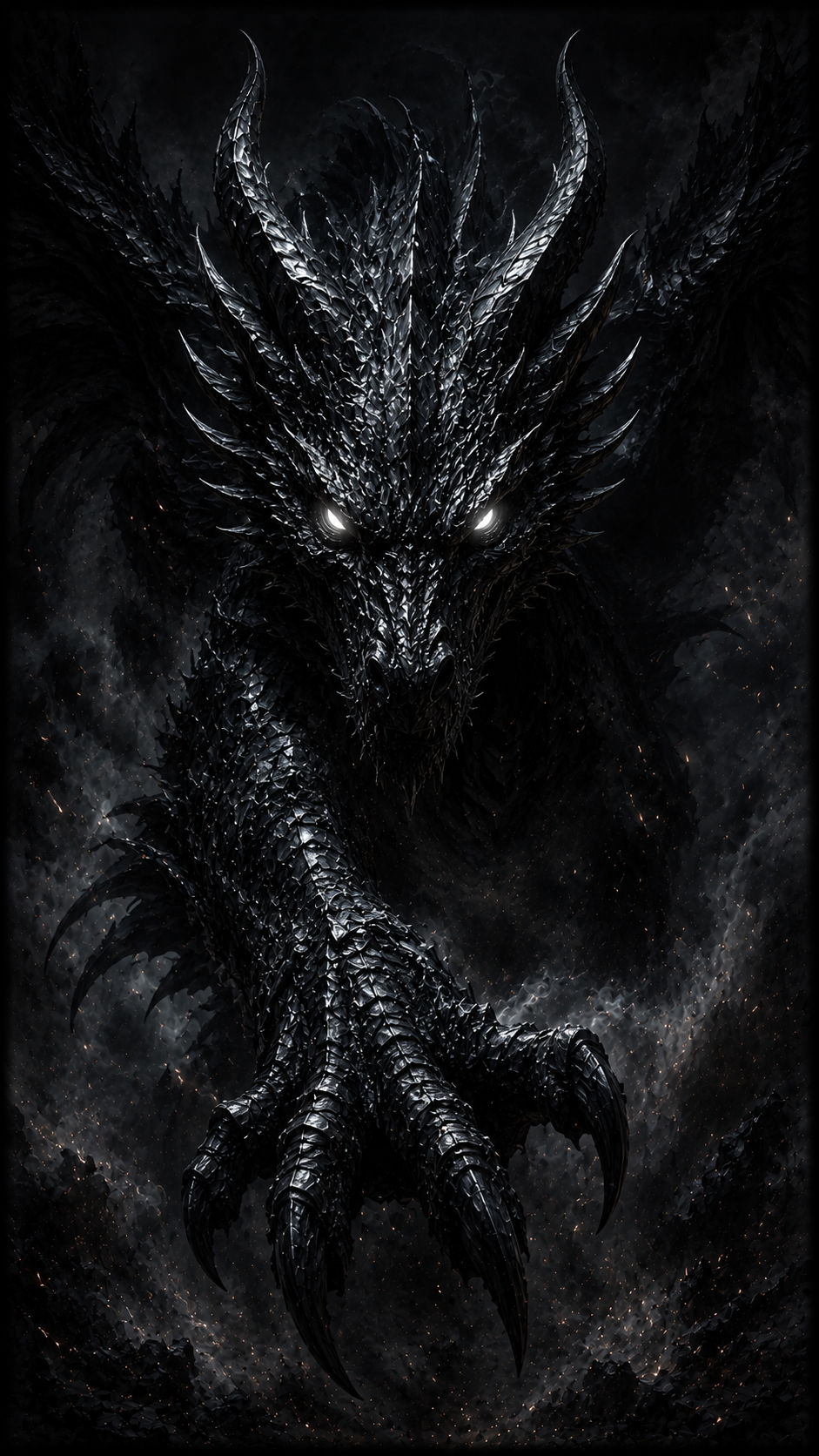 Dark Dragon Silhouette