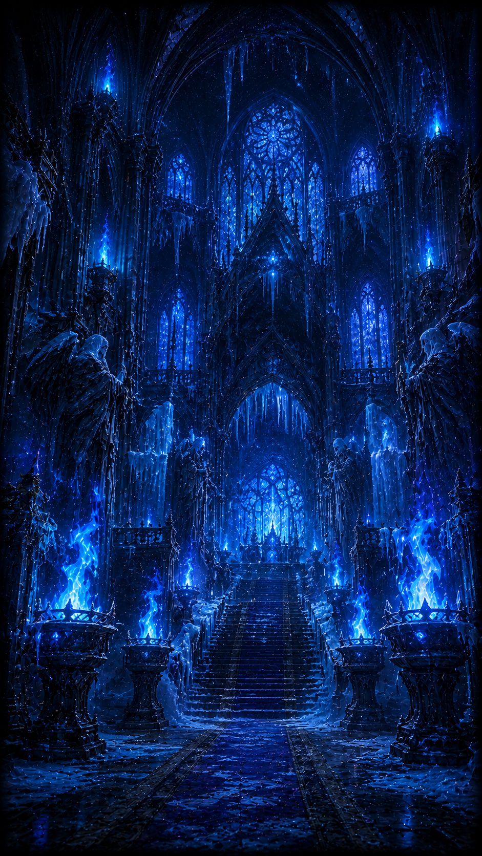 Blue Gothic Castle Hall