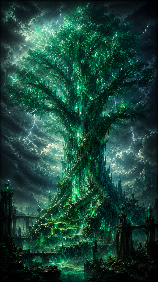 Emerald Ancient World Tree