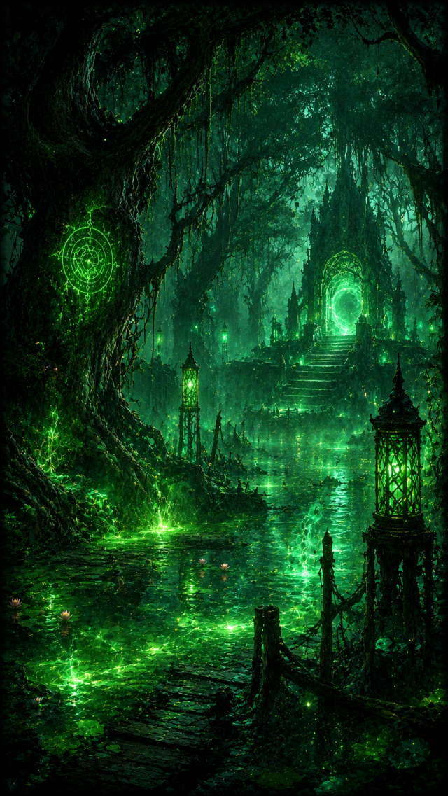 Green Swamp Lantern Path