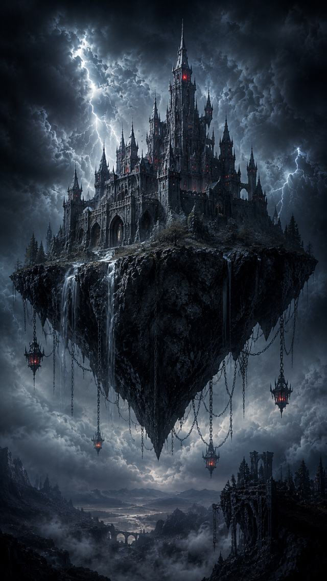 Floating Storm Castle Island