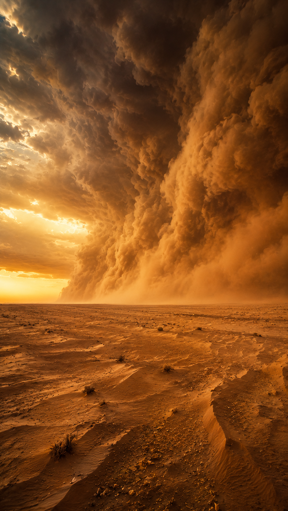 Golden Desert Sandstorm