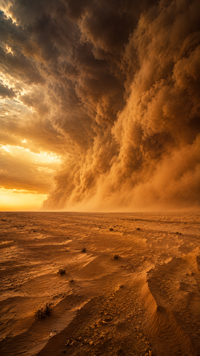 Golden Desert Sandstorm