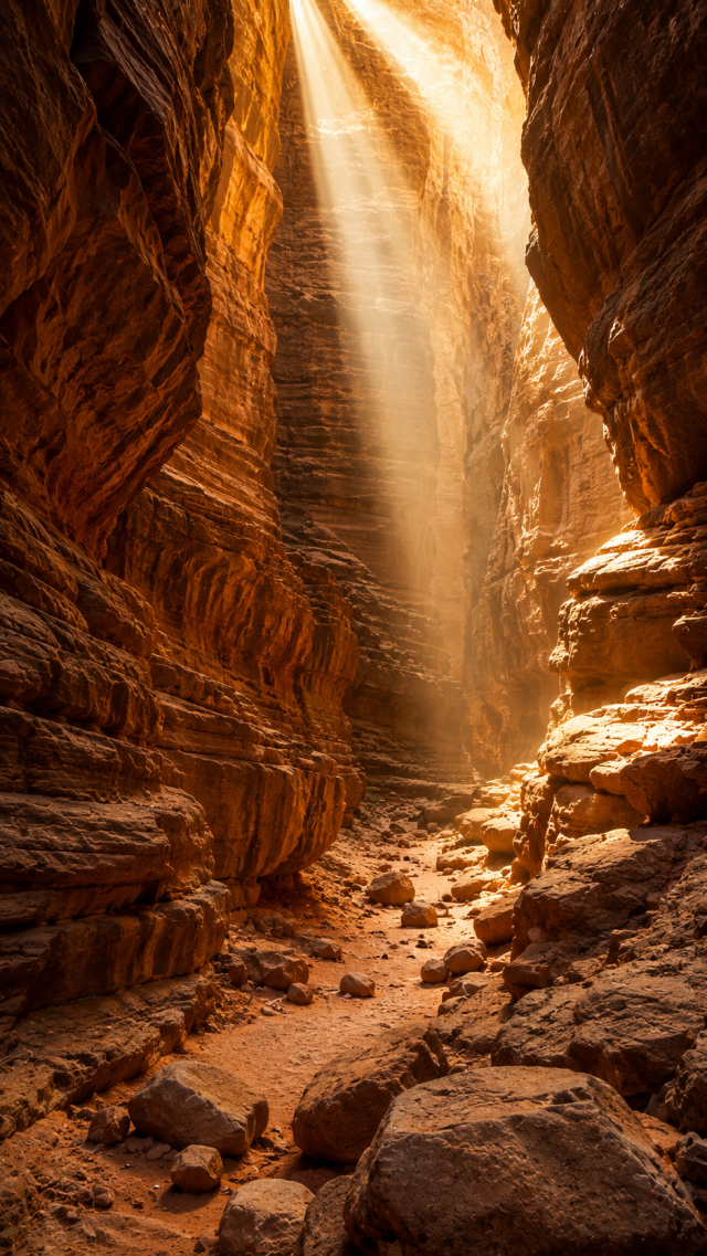 Sunbeam Canyon Slot Passage