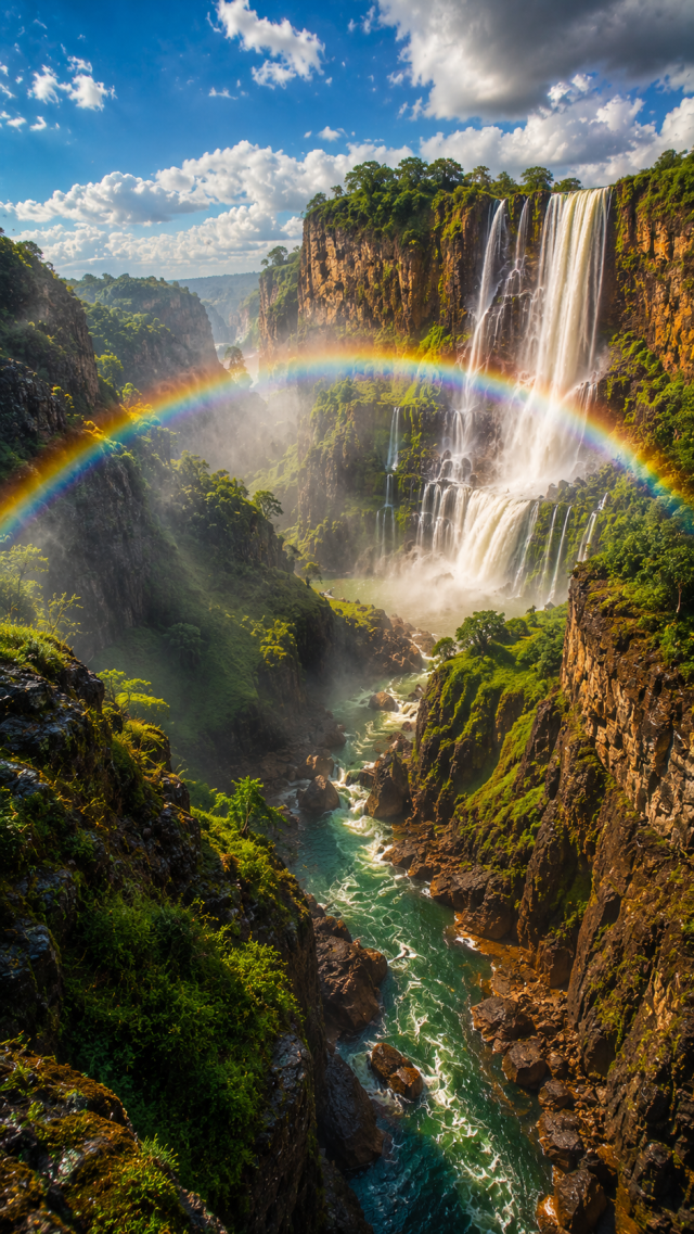 Rainbow Waterfall Canyon