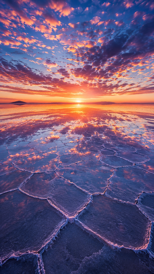 Desert Flowers at Sunrise