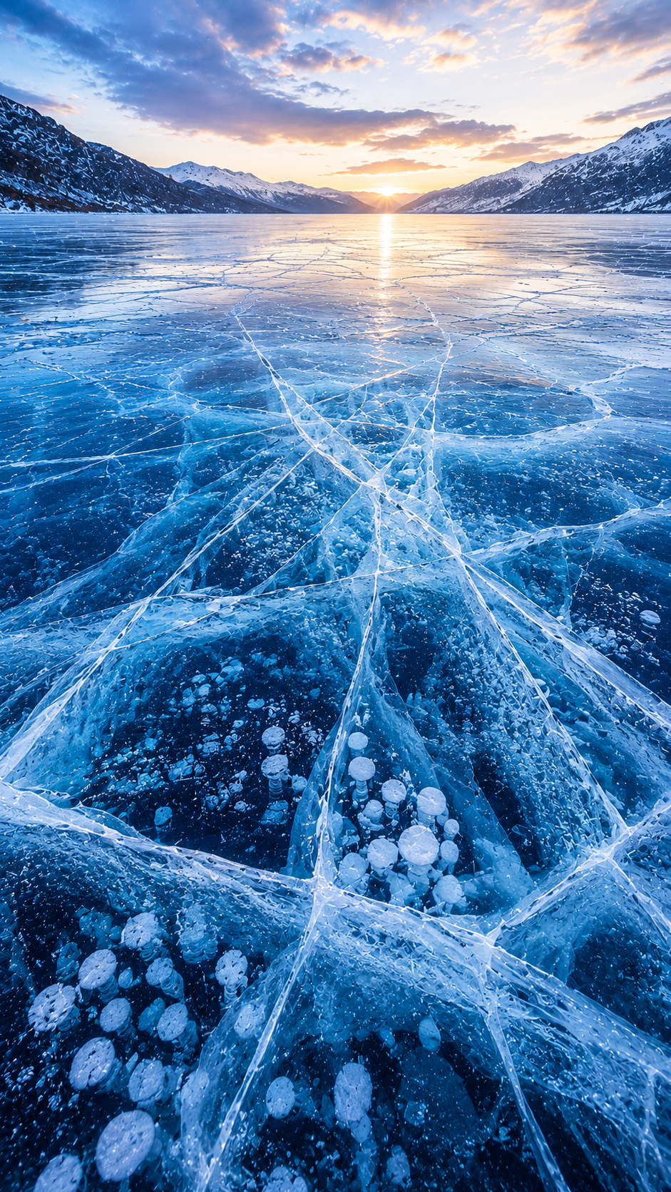 Blue Ice Cave and Icicles