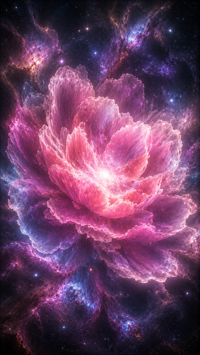 Pink Nebula Flower