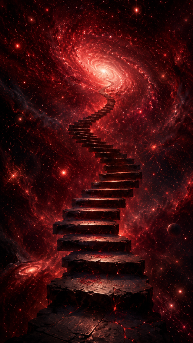 Red Galaxy Stairway