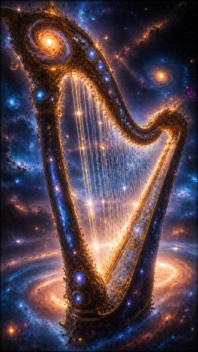 Gold Harp among Galaxies