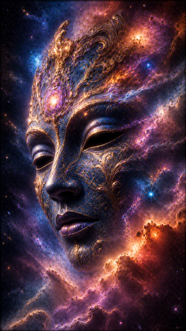 Cosmic Goddess Face