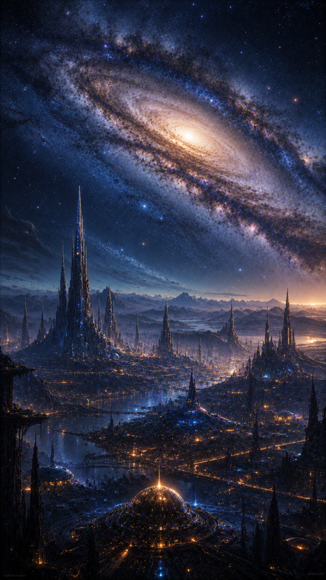 Galaxy City On Distant World