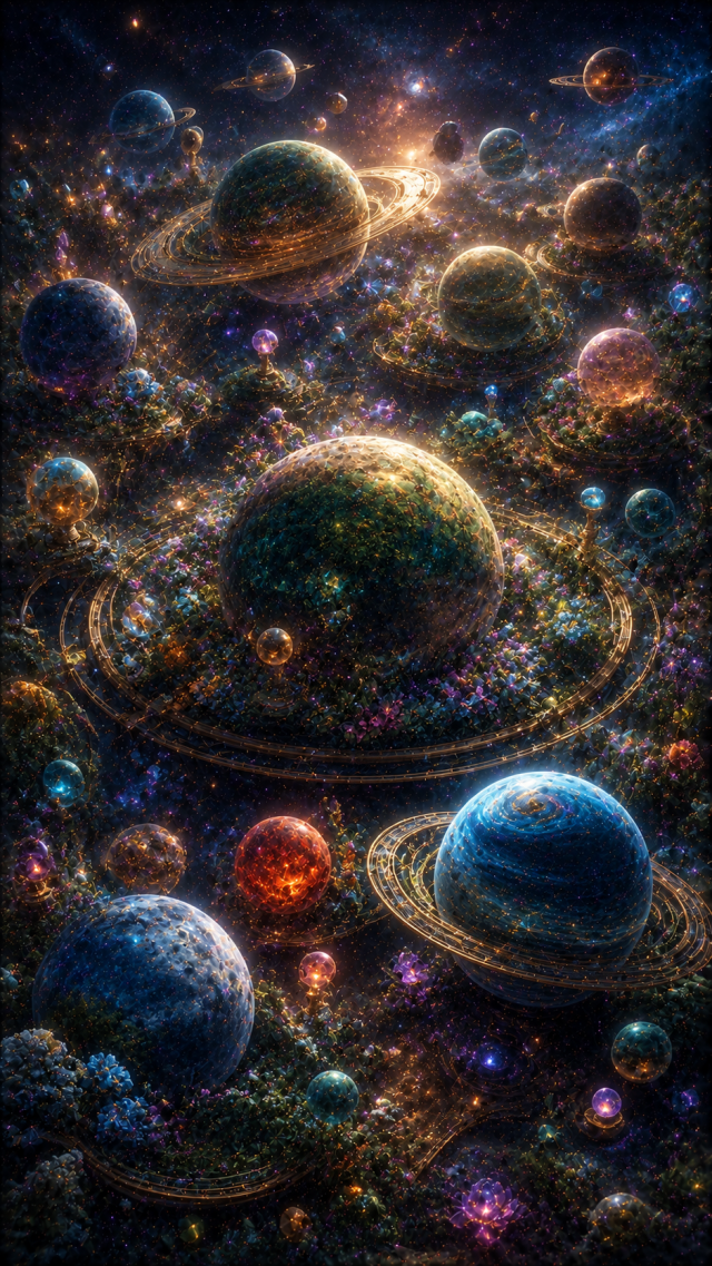 Planetary System Full of Worlds