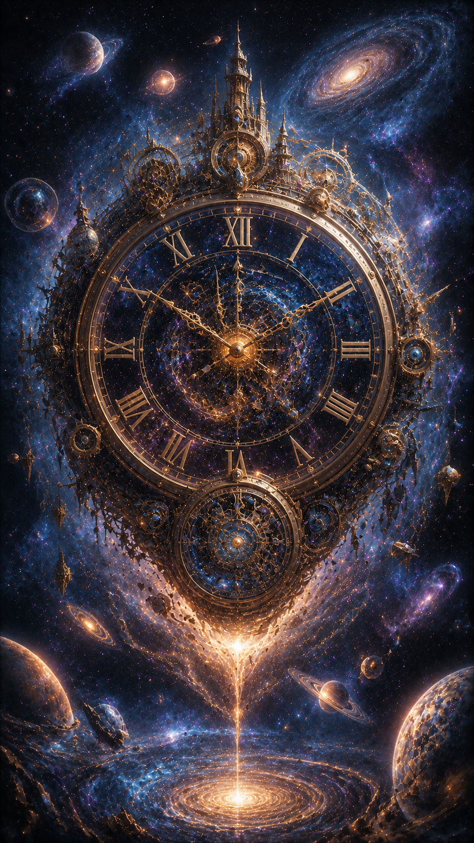 Ornate Cosmic Clock