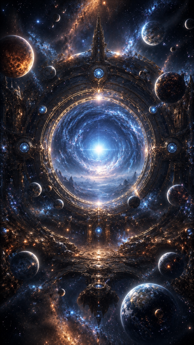 Orbital Gateway with Blue Core