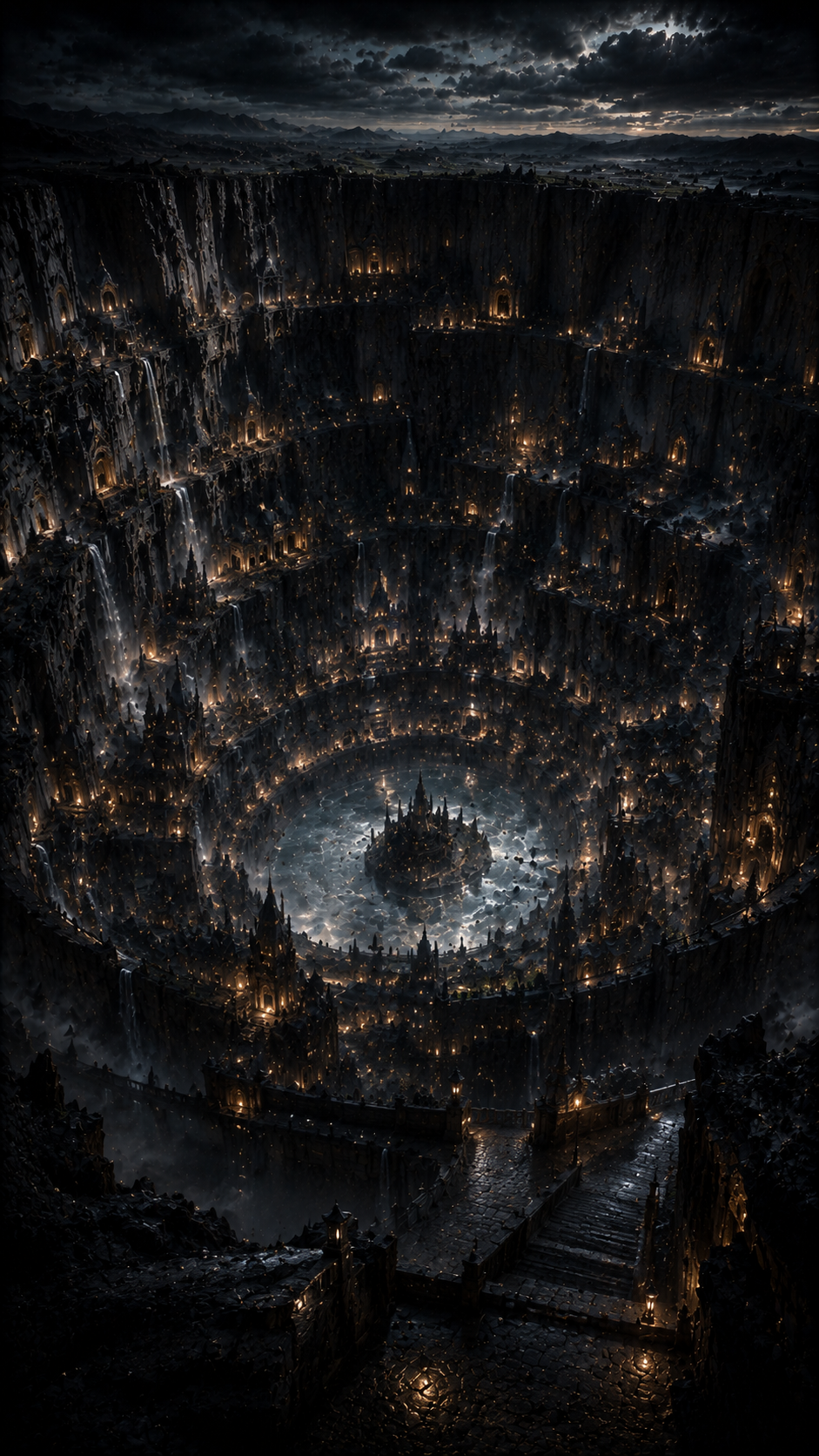 Circular Underground Fortress City