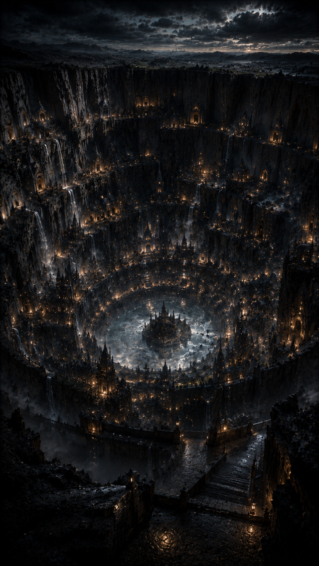 Circular Underground Fortress City