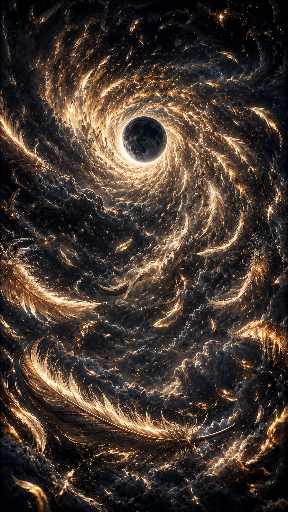 Golden Black Hole Vortex