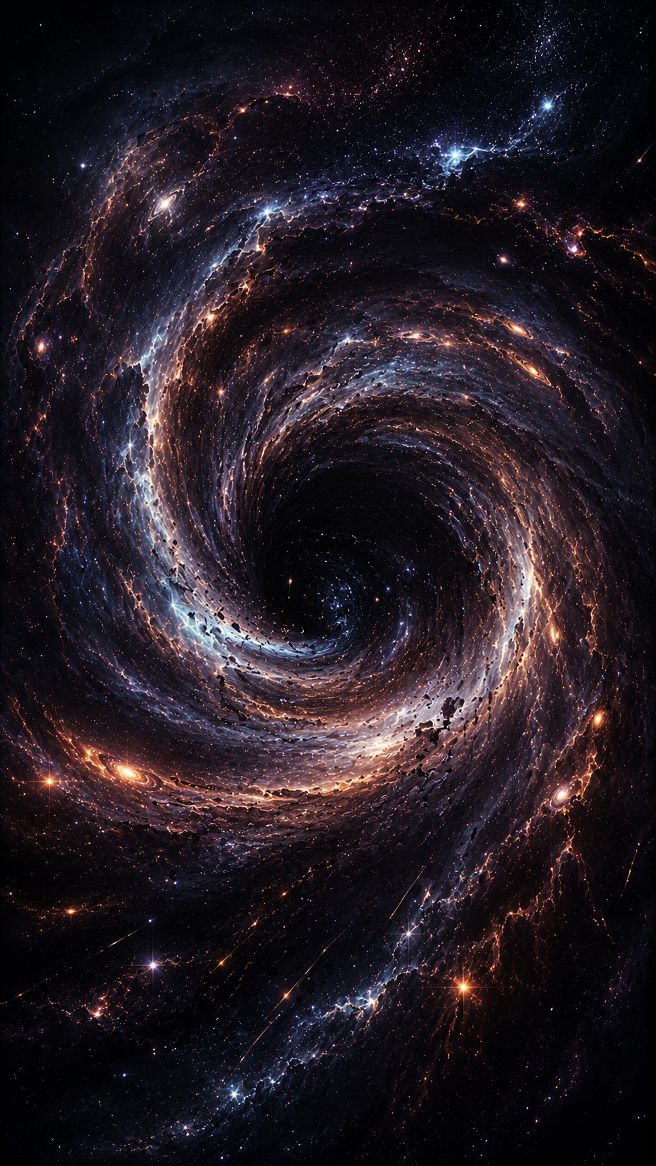Dark Spiral Galaxy Vortex