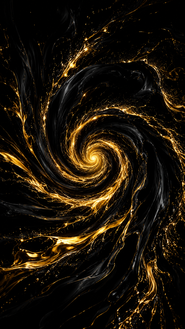 Gold Black Hole Spiral