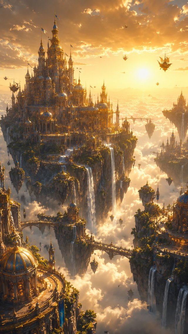 Golden Floating Celestial Palace