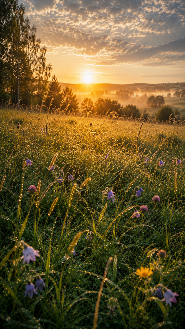 Meadow at Sunrise