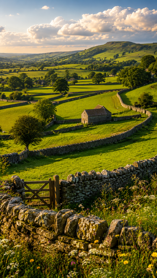 Dry Stone Wall Countryside