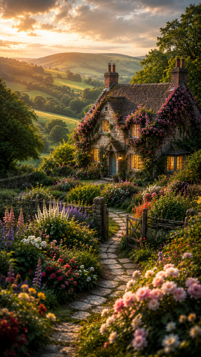 Cottage Garden Hillside