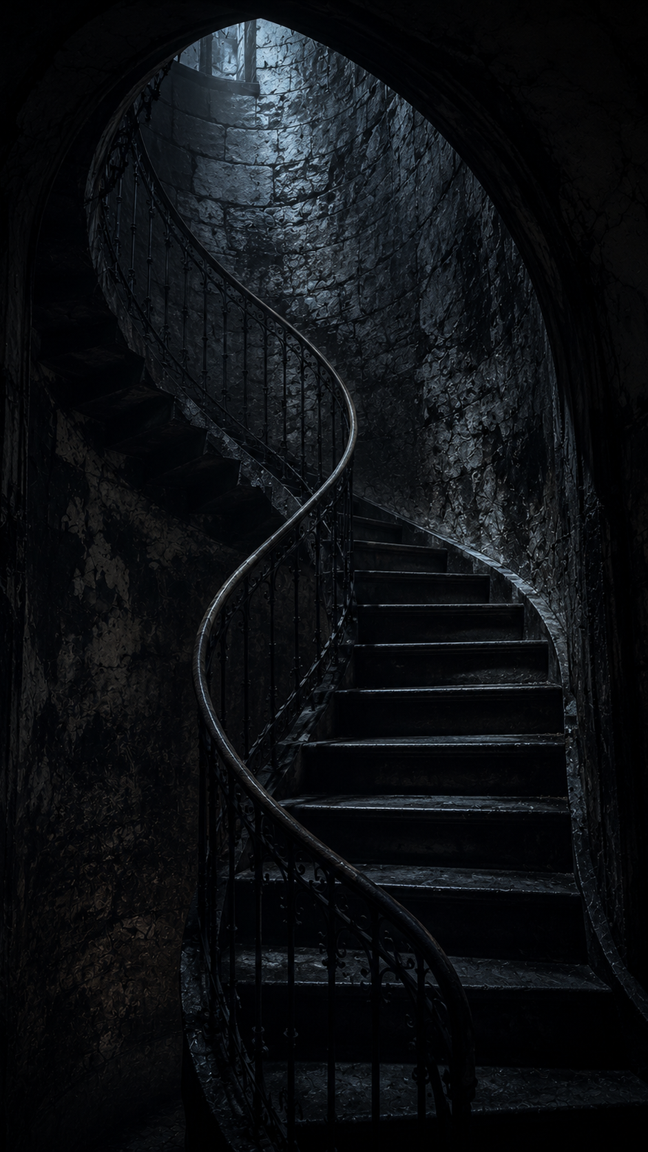 Dark Spiral Staircase