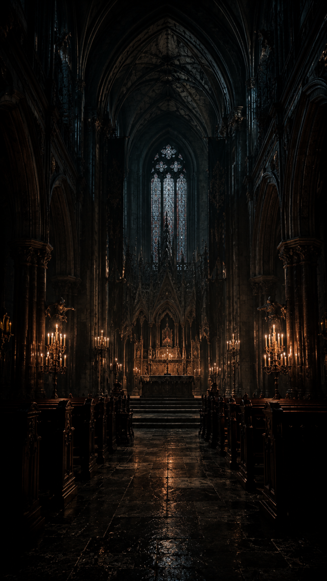 Gothic Cathedral Aisle