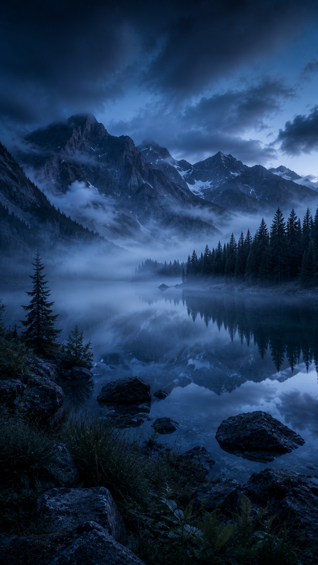 Misty Mountain Lake