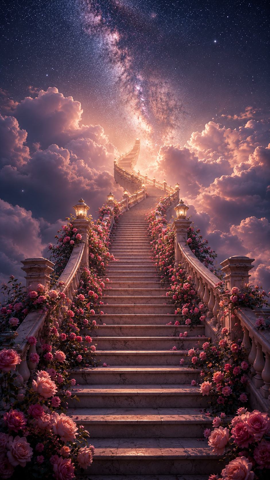Rose Stairway to a Celestial Palace