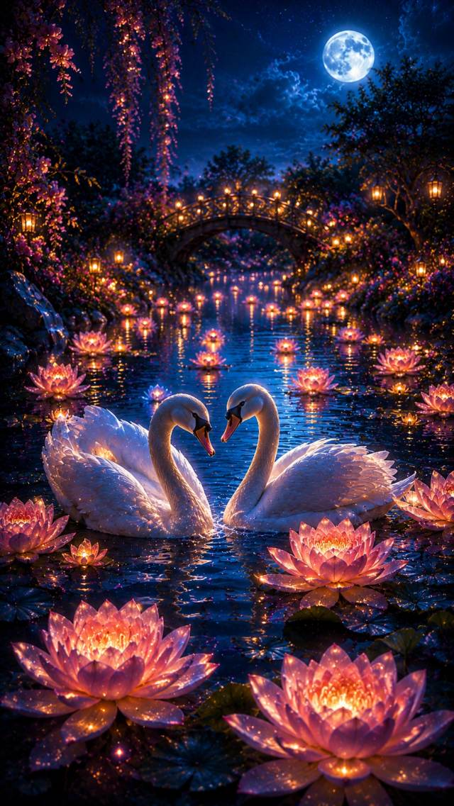 Swan Heart Lotus Pond